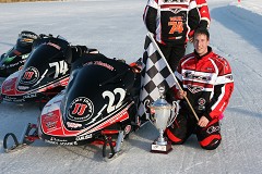 22 with Trophy and Flag