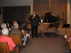 Pianist Steve Hall sharing stories of his music and life experience.