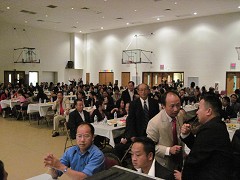 Nearly 400 people were in attendance.