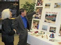 Information about People to People Project was available during intermission.