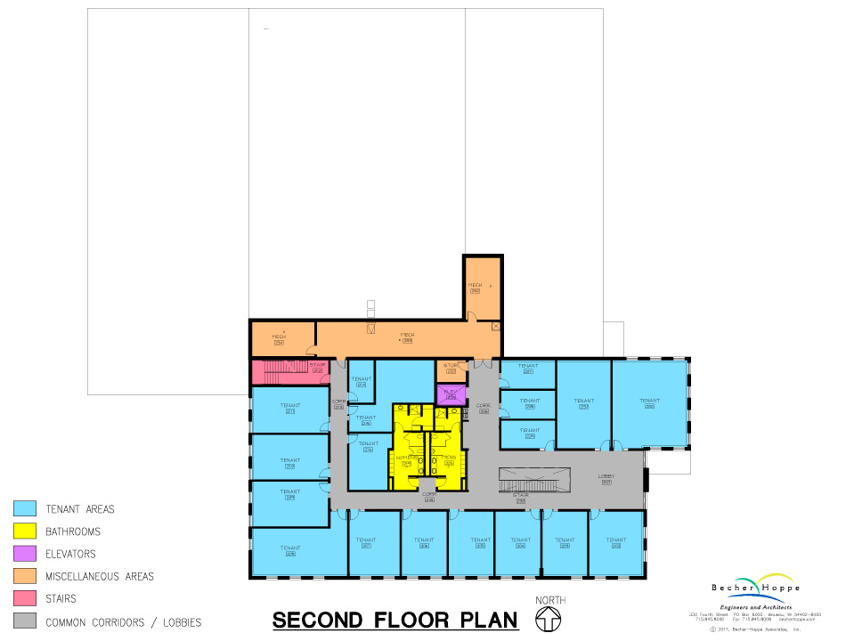 second floor plan