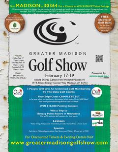 Buck's Golf Shop appearing @ The Greater Madison Golf Show on Feb. 17-19