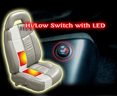 Hi Low Switch with LED Heated Car Seats