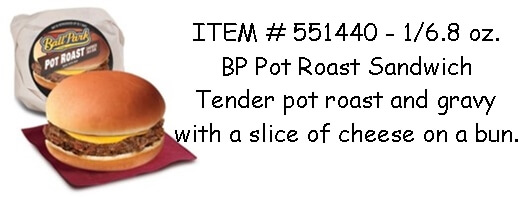 Pot Roast Sandwich Ballpark