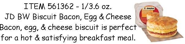 Biscuit Bacon Egg and Cheese