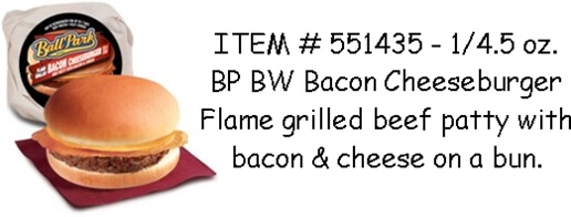 Bacon Cheeseburger Ballpark