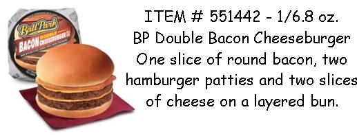 Double Bacon Cheeseburger Ballpark
