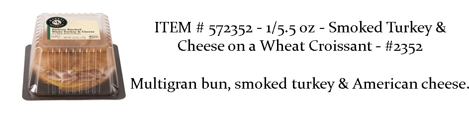turkey and cheese sandwich at Merrill Distributing