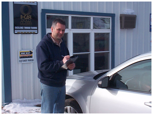 We are an auto body shop in Merrill, WI