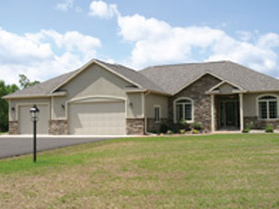 custom log homes in wausau, wi