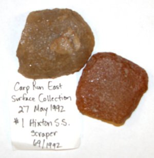Hixton "sugar quartz" scrapers