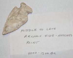 atlatl spear point.