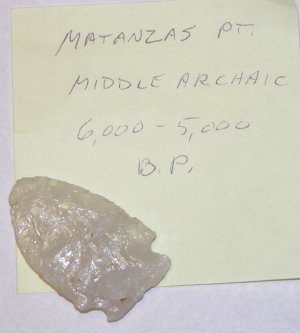 atlatl spear point.
