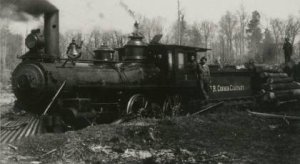 Connor Company rail spurs were laid from Stratford and the Marathon County Railroad to logging camps and to a river landing near Rice Lake.