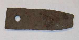 This wedge was driven into saw cuts when felling trees and prevented the saw from pinching.