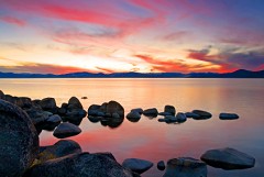 Rocky Shore in the Morning