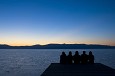 People on Pier