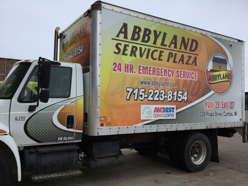 Abbyland Travel Center in Curtiss, WI