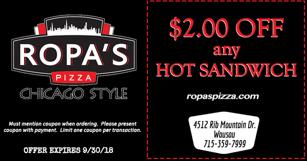   Restaurant Coupons in Wausau Area