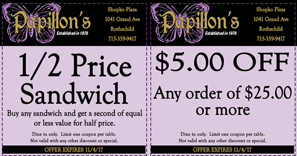   Food & Drink Coupons for Wausau Area