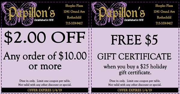   Food & Drink Coupons in Wausau