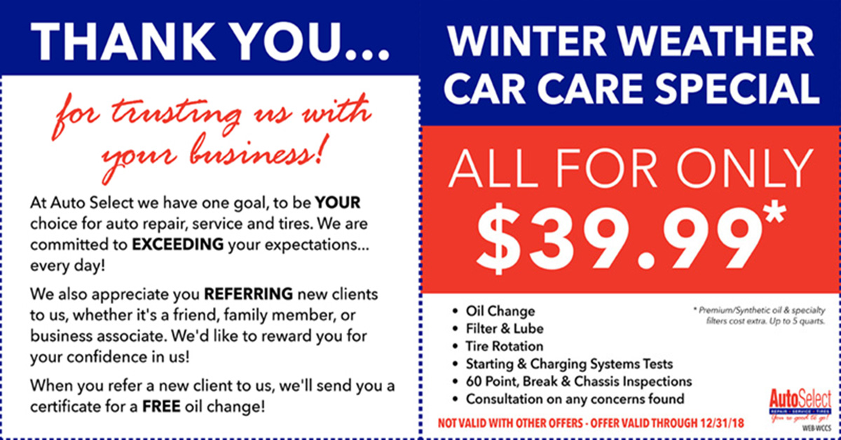   Automotive Coupons near Wausau Area