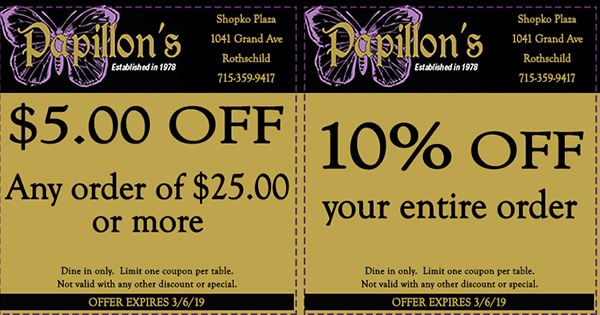   Food & Drink Coupons in Wausau