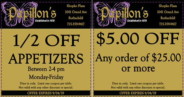   Restaurant Coupons for Wausau