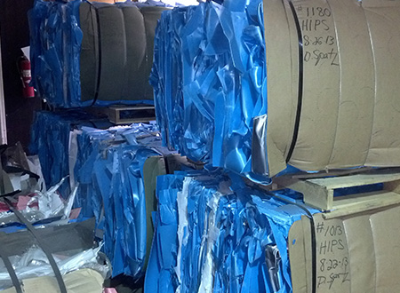 Industrial Recycling for stretch wrap