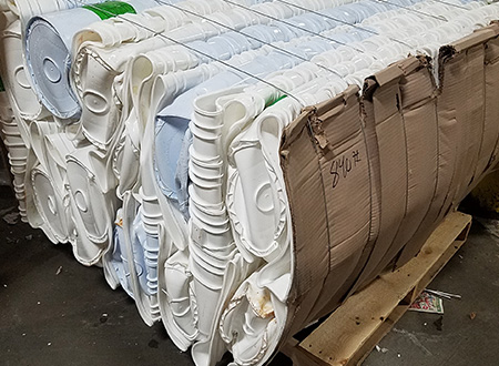Industrial Recycling for strech wrap