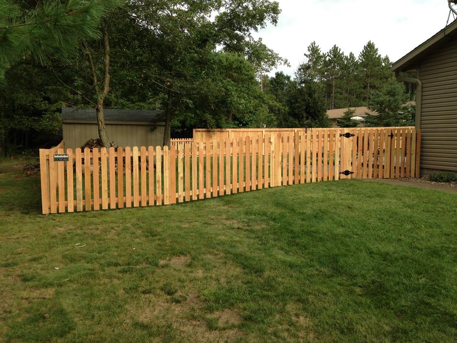 Wood Fence Countryside Fence & Deck Services of Wausau, LLC
