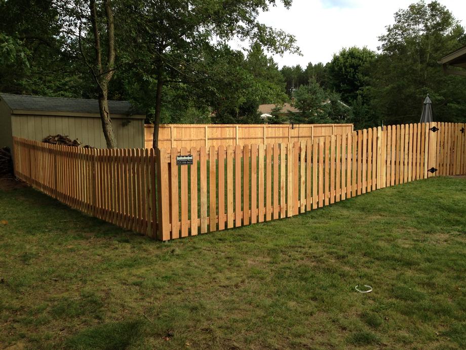 Wood Fence Countryside Fence & Deck Services of Wausau, LLC