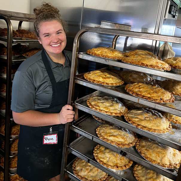 Helene's Hilltop Orchard Pies