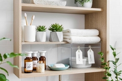How to Decorate a Bathroom Cabinet Without Adding Clutter