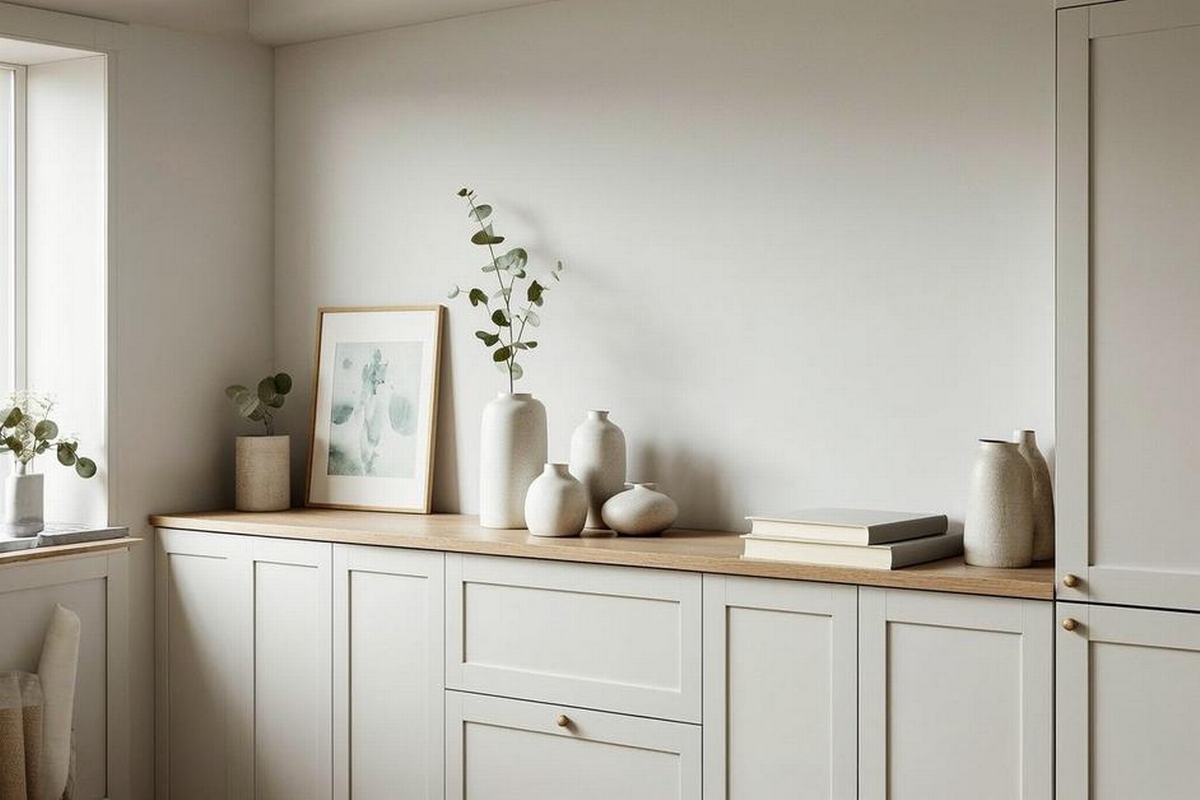 How to Decorate Above Kitchen Cabinets Without Overcrowding