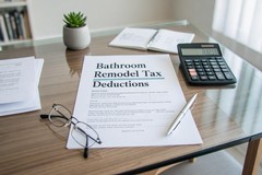 Bathroom Remodel Tax Deductions: What Homeowners Should Know