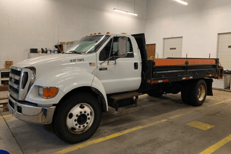 Salting Truck in Central WI,