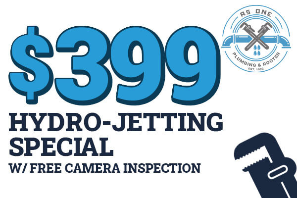 $399 Hydro-Jetting with Camera Inspection
