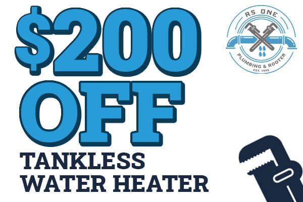 $200 Off Tankless Water Heaters