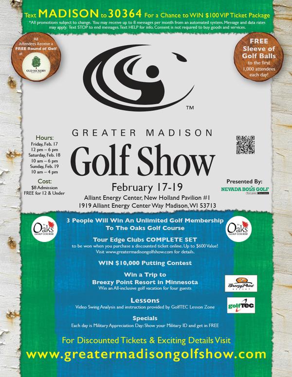 Buck's Golf Shop appearing The Greater Madison Golf Show on Feb. 1719