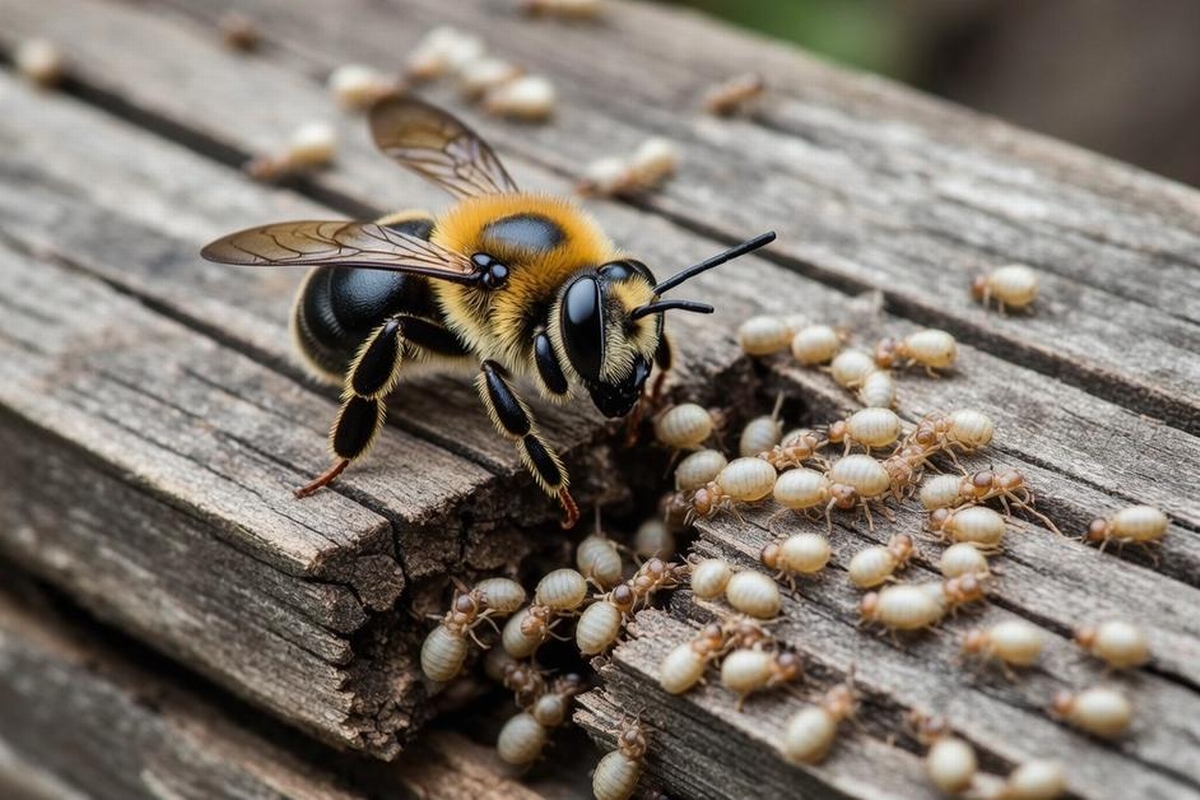 Carpenter Bees vs Termites: Damage and Warning Signs