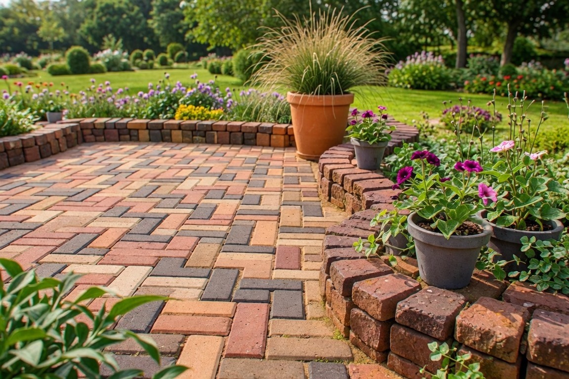 How to Lay Landscaping Bricks for Patios and Borders