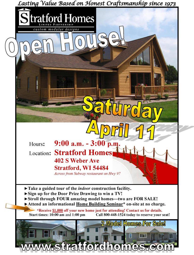 Spring Open House Flyer