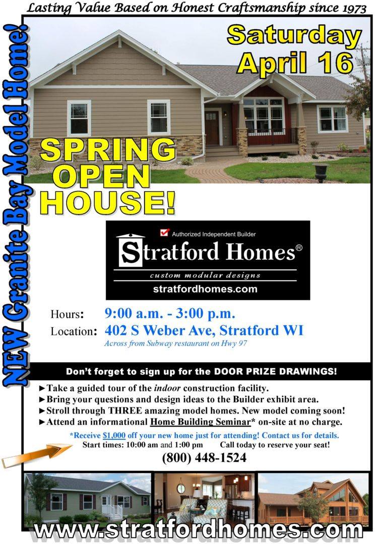 Spring Open House Flyer