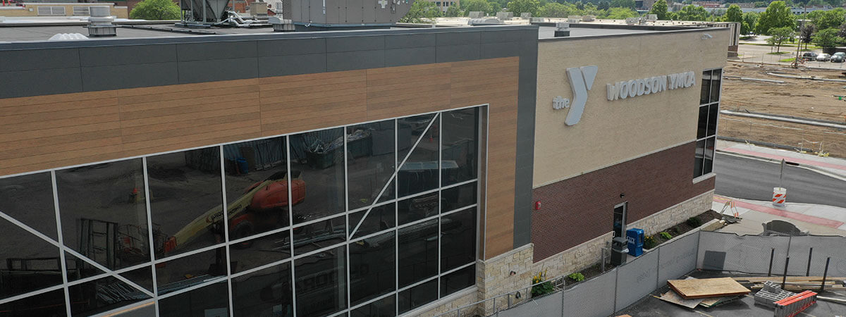 Composite Panel Wall Cladding Project - Located in Wausau, WI Composite Wall Cladding Panels in Wausau, WI