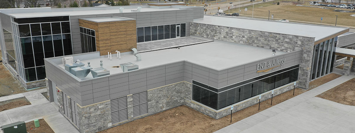 Insulated Wall Panels Project - Located in Wausau, WI Insulated Wall Panels on ENT & Allergy Associates in Wausau, WI