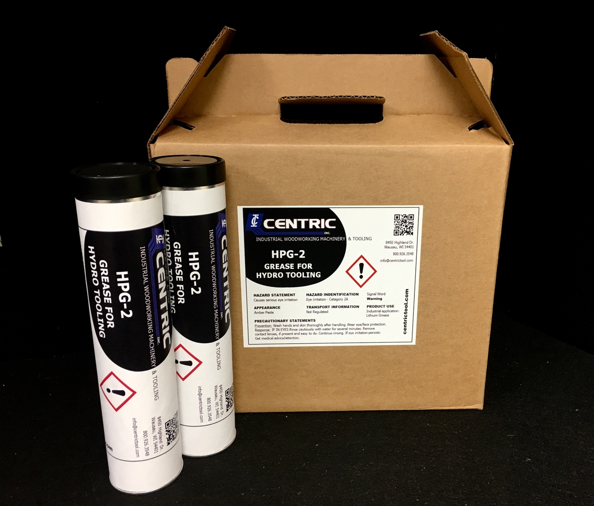 NGLI-2 extreme pressure lithium grease; Centric HPG-2