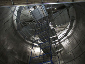 spray dryer fabrication and installation