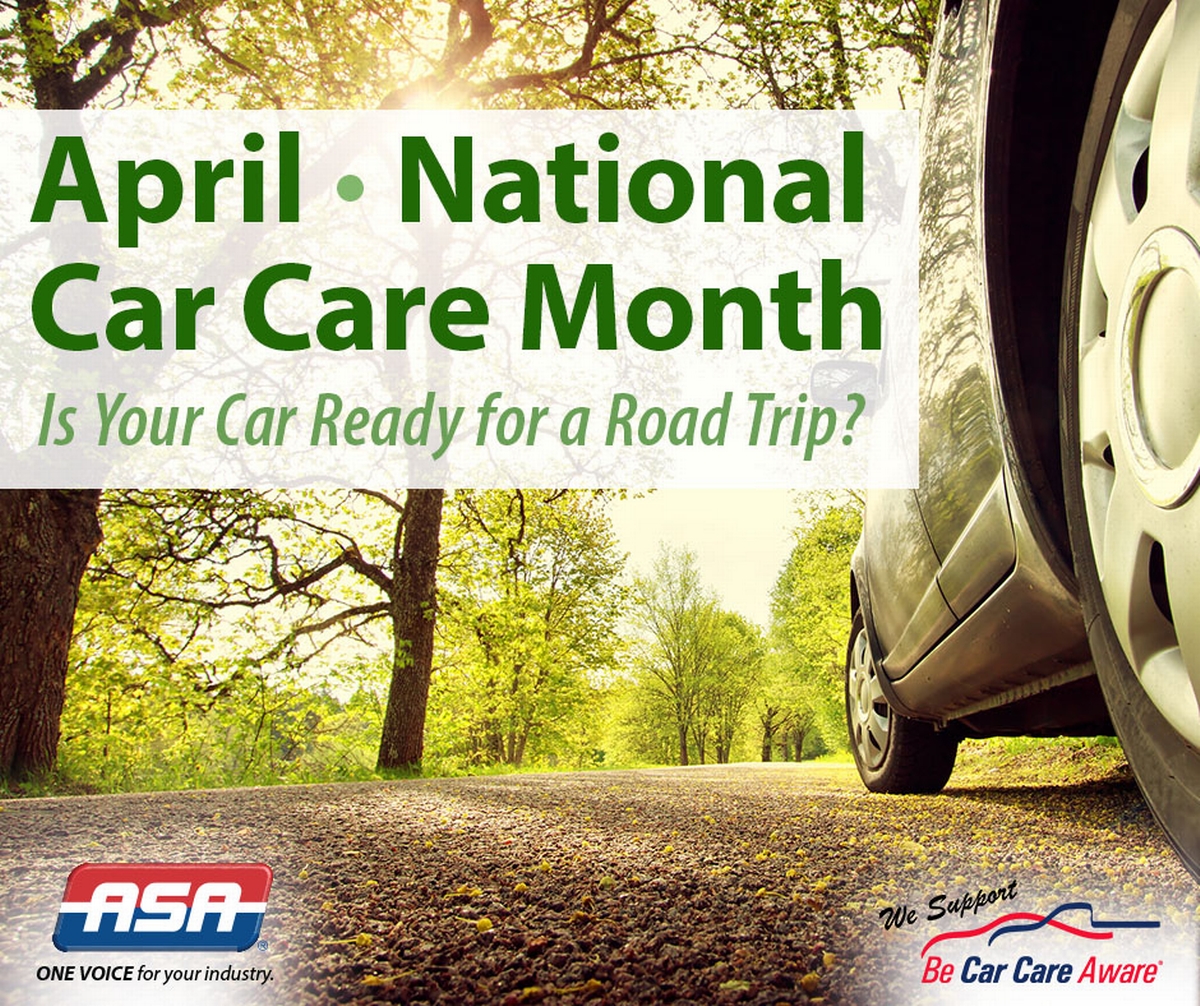 APRIL IS NATIONAL CAR CARE MONTH - IS YOUR VEHICLE READY FOR SPRING?