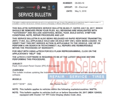 TSB - Technical Service Bulletin. Learn More.